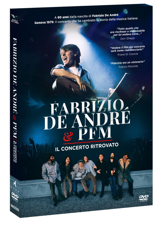 Cover for Fabrizio De André · Fabrizio De Andre &amp; Pfm - Il Concerto Ritrovato (DVD) (2020)