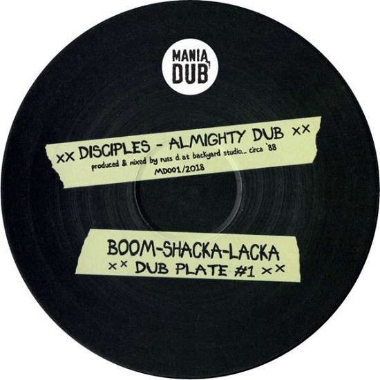 Cover for Disciples · Almighty Dub / Zion Rock Dub (LP) (2018)