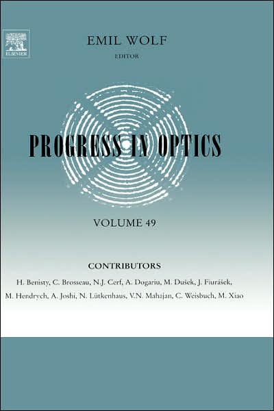 Cover for Emil Wolf · Progress in Optics - Progress in Optics (Hardcover Book) (2006)