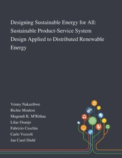 Cover for Venny Nakazibwe · Designing Sustainable Energy for All (Paperback Book) (2020)