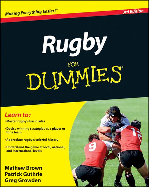 Cover for Greg Growden · Rugby for Dummies (Paperback Book) [3rd Edition (North American Edition) edition] (2011)