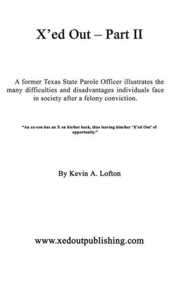 Cover for Kevin Lofton · X'ed out Part II (Pt. Ii) (Hardcover Book) (2002)