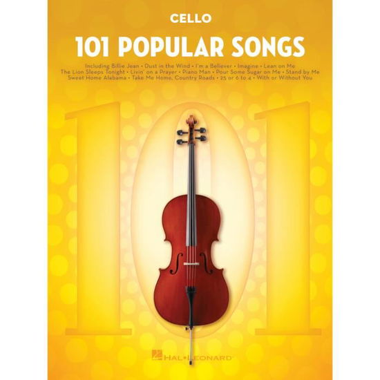 Cover for Hal Leonard Publishing Corporation · 101 Popular Songs: For Cello (Buch) (2017)