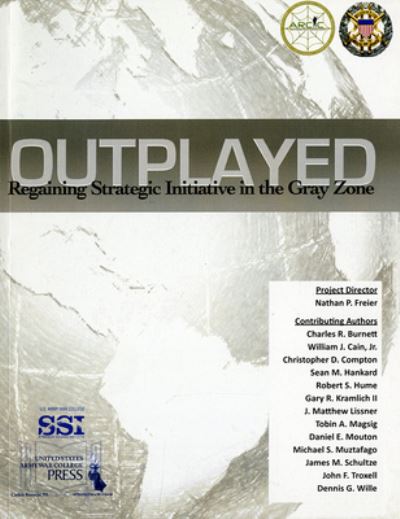 Outplayed: Regaining Strategic Initiative in the Gray Zone, a National Security Research Project - Nathan Freier - Książki - DEPARTMENT OF THE ARMY - 9781584877325 - 28 lipca 2016