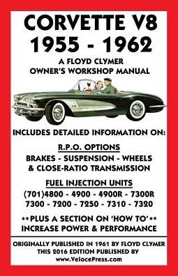 Cover for Floyd Clymer · Corvette V8 1955-1962 Owner's Workshop Manual (Paperback Bog) (2016)