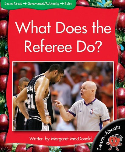 Cover for Margaret Macdonald · What Does the Referee Do? (Learn-abouts: Level 14) (Paperback Book) (2011)