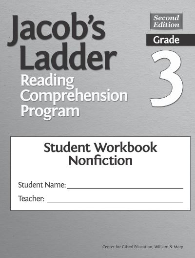 Cover for Clg Of William And Mary / Ctr Gift Ed · Jacob's Ladder Reading Comprehension Program: Grade 3, Student Workbooks, Nonfiction, (Set of 5) (Paperback Book) (2017)