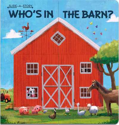 Cover for Megan Roth · Slide-a-Story: Who's in the Barn? (Board book) (2018)