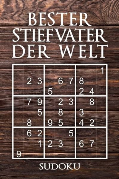 Cover for Geschenk Print Media · Bester Stiefvater Der Welt - Sudoku (Pocketbok) (2019)