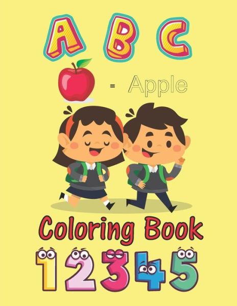 Cover for Krissmile · ABC Coloring Book (Paperback Book) (2019)