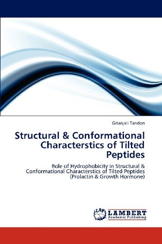 Cover for Gitanjali Tandon · Structural &amp; Conformational Characterstics of Tilted Peptides: Role of Hydrophobicity in Structural &amp; Conformational Characterstics of Tilted Peptides (Prolactin &amp; Growth Hormone) (Pocketbok) (2012)
