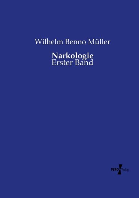 Cover for Wilhelm Benno Muller · Narkologie (Paperback Book) (2019)