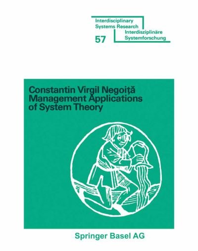 Cover for Negoita · Management Applications of System Theory (Taschenbuch) [Softcover Reprint of the Original 1st 1979 edition] (1979)
