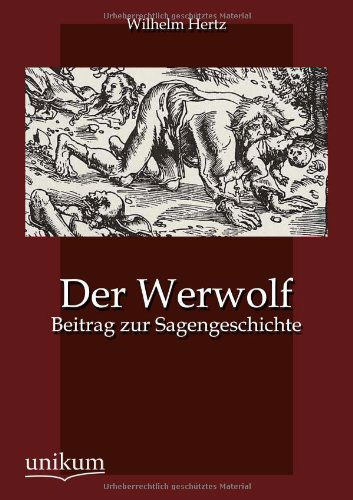 Cover for Wilhelm Hertz · Der Werwolf (Paperback Book) [German edition] (2012)