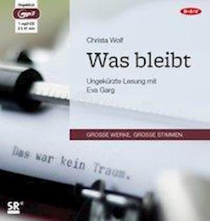 Wolf:was Bleibt,mp3-cd - Christa Wolf - Music - Der Audio Verlag - 9783862317325 - 