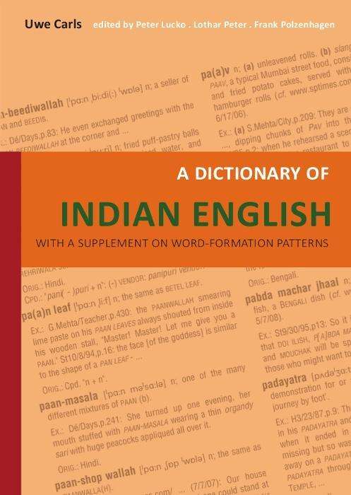 Cover for Carls · A Dictionary of Indian English (Book)