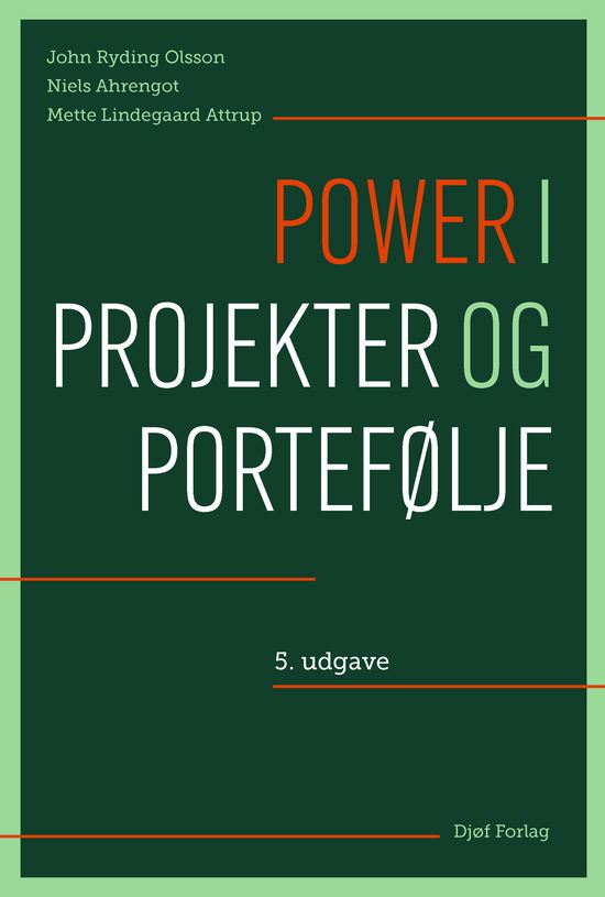 Cover for John Ryding Olsson, Niels Ahrengot, Mette Lindegaard Attrup · Power i projekter og portefølje (Hardcover Book) [5º edição] (2024)