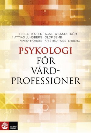Cover for Kristina Westerberg · Psykologi för vårdprofessioner (Book) (2018)