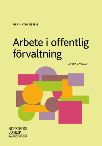 Cover for Ulrik von Essen · Arbete i offentlig förvaltning (Book) (2018)
