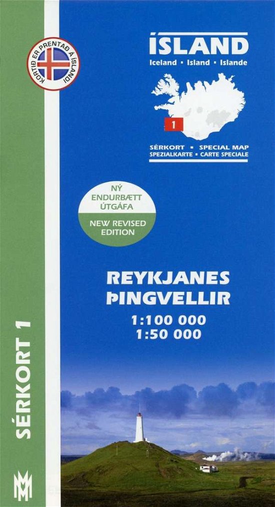 Cover for Mal Og Menning · Island-Sérkort.01 Reykjanes,Pinvellir (Bog)