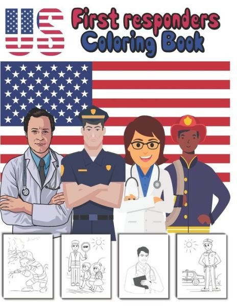 Cover for Dan Green · US first responders coloring book (Paperback Bog) (2021)