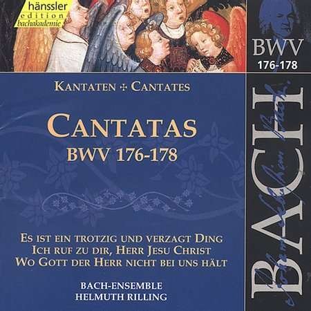 Cover for Bach / Gachinger Kantorei / Rilling · Sacred Cantatas Bwv 176-178 (CD) (2000)