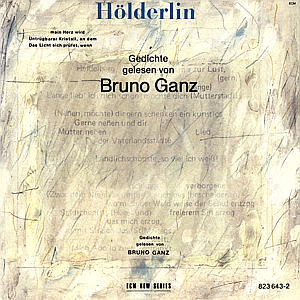 Cover for Ganz Bruno · HöLDERLI DIGTE (CD) (2002)