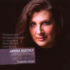 Cover for Baechle,Janina / Spencer,Charles · BAECHLE: Chansons grises (SACDH) (2013)