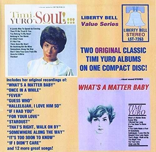 Cover for Timi Yuro · Soul / What's a Matter Baby (CD) (2013)