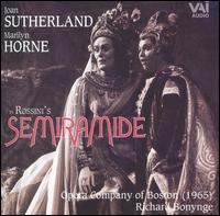 Semiramide - Rossini / Sutherland / Horne / Bonynge - Musik - VAI AUDIO - 0089948122326 - 31. august 2004