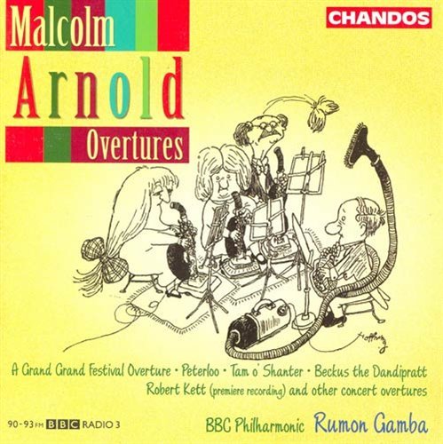 Overtures - M. Arnold - Musiikki - CHANDOS - 0095115129326 - maanantai 14. maaliskuuta 2005
