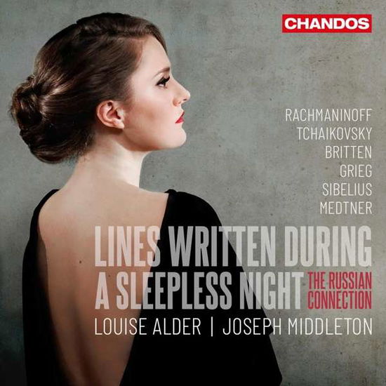 Cover for Louise Alder · Lines Written During a Sleepless Night (CD) (2020)