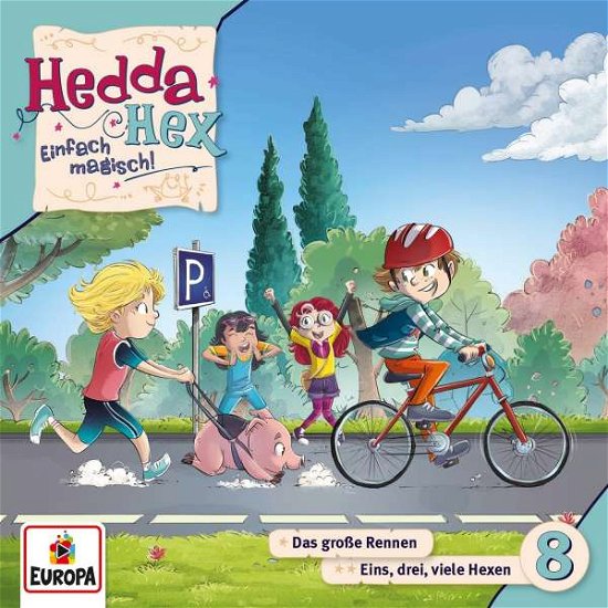 Cover for Hedda Hex · Folge 8: Das Große Rennen / Eins,drei,viele Hexen (CD) (2022)