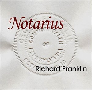 Cover for Richard Franklin · Notarius (CD) (2003)
