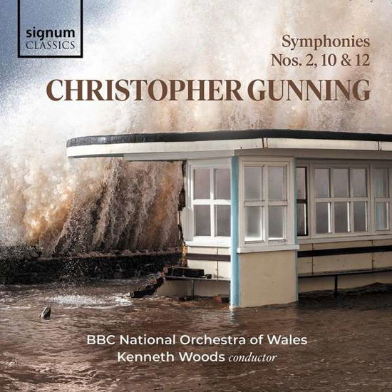 Christopher Gunning: Symphonies Nos. 2. 10 & 12 - Bbc National Orchestra of Wales / Kenneth Woods - Muziek - SIGNUM RECORDS - 0635212059326 - 6 december 2019