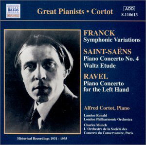 Piano Works - Franck / Ravel / Saint-saens / Cortot - Musique - NAXOS - 0636943161326 - 16 janvier 2001