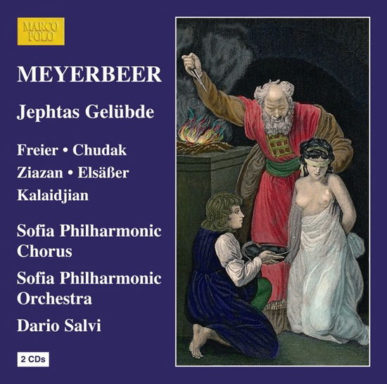 Cover for Salvi, Dario / Sofia Philharmonic Orchestra / Andrea Chudak · Meyerbeer: Jephtas Gelubde (CD) (2023)