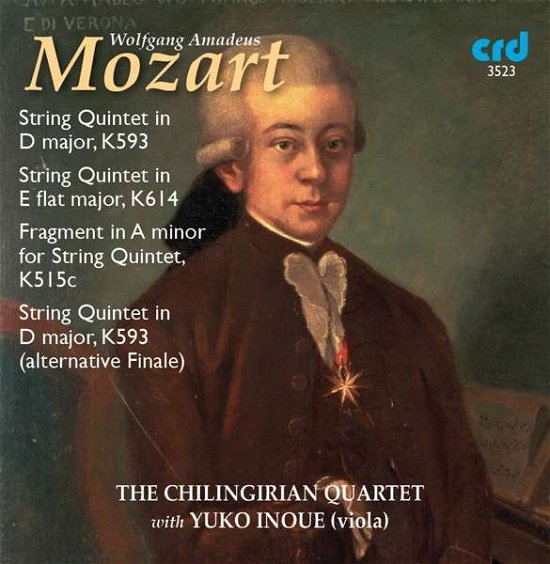 Cover for Mozart / Chilingirian Quartet / Sewart / Meszaros · Mozart: String Quintets K.593 &amp; K.614 (CD) (2016)