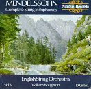The Complete String Symphonies Vol. 3 - William Boughton - Felix Mendelssohn - Muziek - NIMBUS RECORDS - 0710357514326 - 2 december 1992