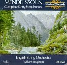 Cover for Felix Mendelssohn · The Complete String Symphonies Vol. 3 - William Boughton (CD) (1992)