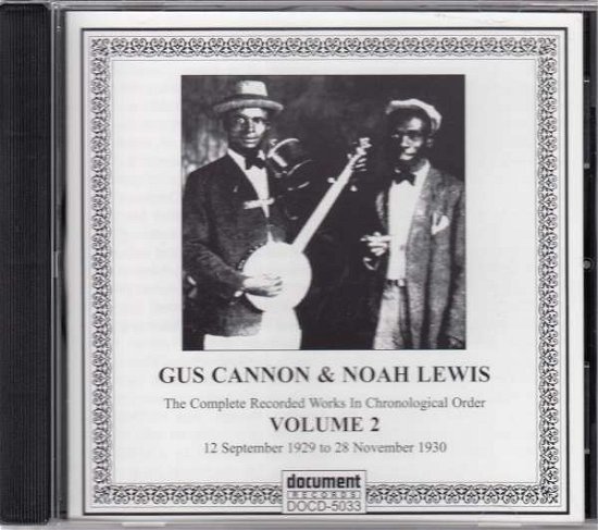 Cover for Cannon,gus / Lewis,noah · Complete Recorded Works 2 (1929-30) (CD) (1996)
