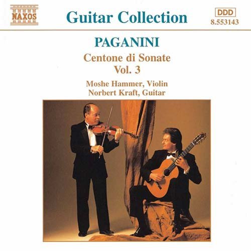 Centone Di Sonate Vol.3 - N. Paganini - Muziek - NAXOS - 0730099414326 - 10 december 1997