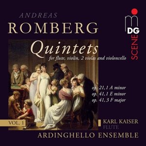Cover for Ardinghello Ensemble · Flute Quartets Op. 21 1 &amp; 41 (CD) (2014)
