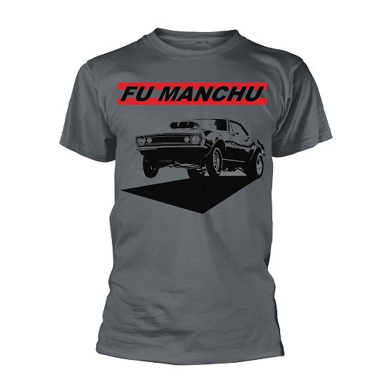 Cover for Fu Manchu · Muscles (T-shirt) [size L] [Grey edition] (2018)