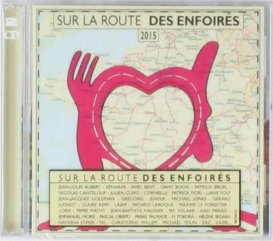 Cover for Les Enfoir? · Sur la route des enfoir? (CD) (2018)