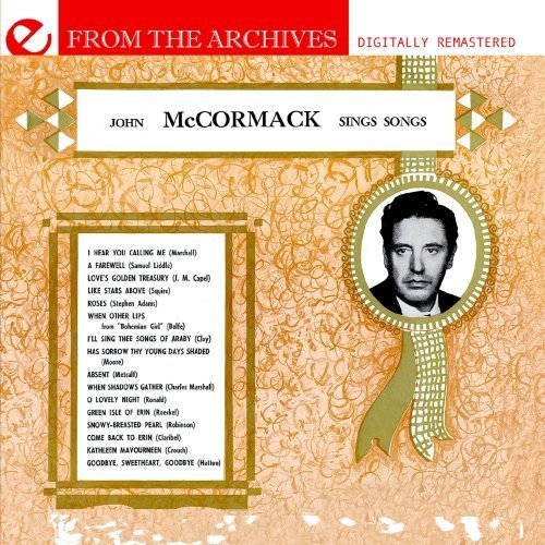 Cover for John Mccormack · From The Archives-Mccormack,John (CD) (2012)