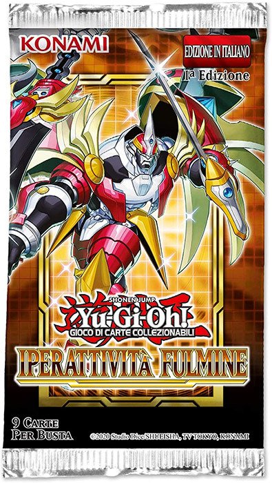 Cover for Yu · Yu-Gi-Oh! Iperattivita Fulmine 1A Edizione Busta 9 Carte (It) (MERCH)