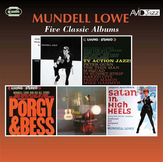 Five Classic Albums - Mundell Lowe - Musik - AVID - 5022810333326 - 1 mars 2019