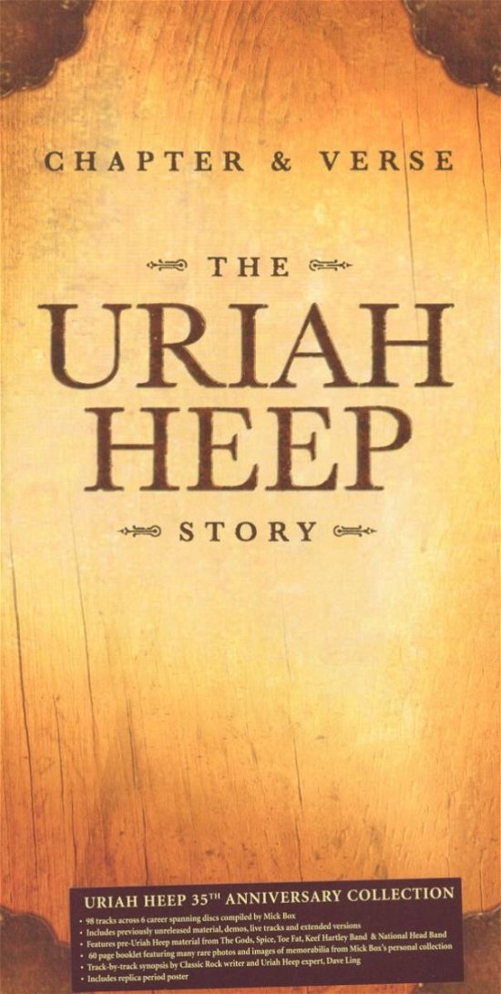 Chapter and Verse - Uriah Heep - Musik - SANCR - 5050749223326 - 4. september 2008