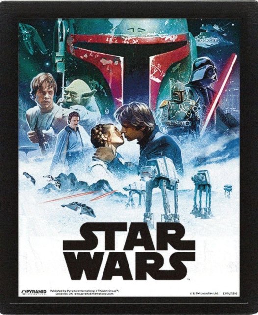 Star Wars (Episode IV & V) - Framed - Star Wars - Merchandise - STAR WARS - 5051265843326 - February 1, 2024